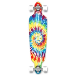Punked Drop Through Tiedye Original Longboard Complete