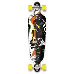 Punked Drop Through DJ Mixitup Longboard Complete