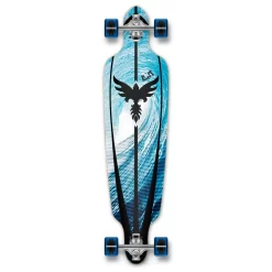 Punked Drop Through Tsunami Longboard Complete