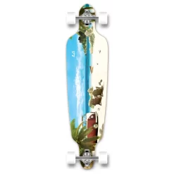 Punked Drop Through Getaway Longboard Complete