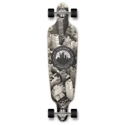 Punked Drop Through New York Longboard Complete