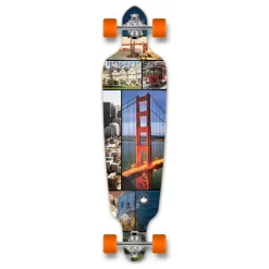 Punked Drop Through San Francisco Longboard Complete