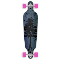 Drop Through Longboard Complete - In The Pines : Blue