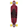 Drop Through Longboard Complete - In The Pines : Red