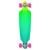 Drop Through Longboard Complete - Gradient Green
