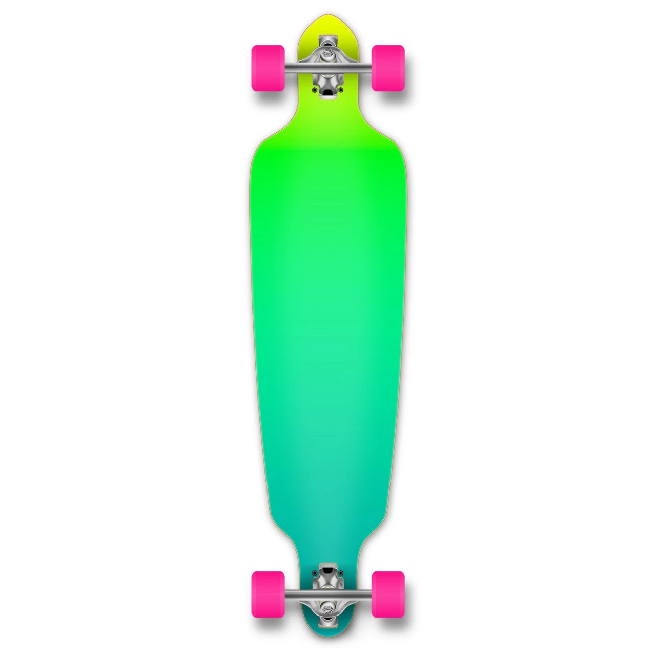 Drop Through Longboard Complete - Gradient Green 1 Drop Through Longboard Complete - Gradient Green