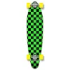 Kicktail Longboard Complete - Checker Green