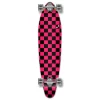 Kicktail Longboard Complete - Checker Pink