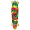 Kicktail Longboard Complete - Tiedye Rasta