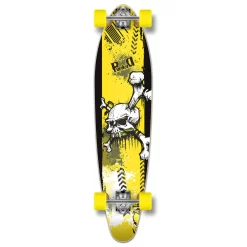 Yocaher Skull Series Kicktail Longboard Complete -YSKULL