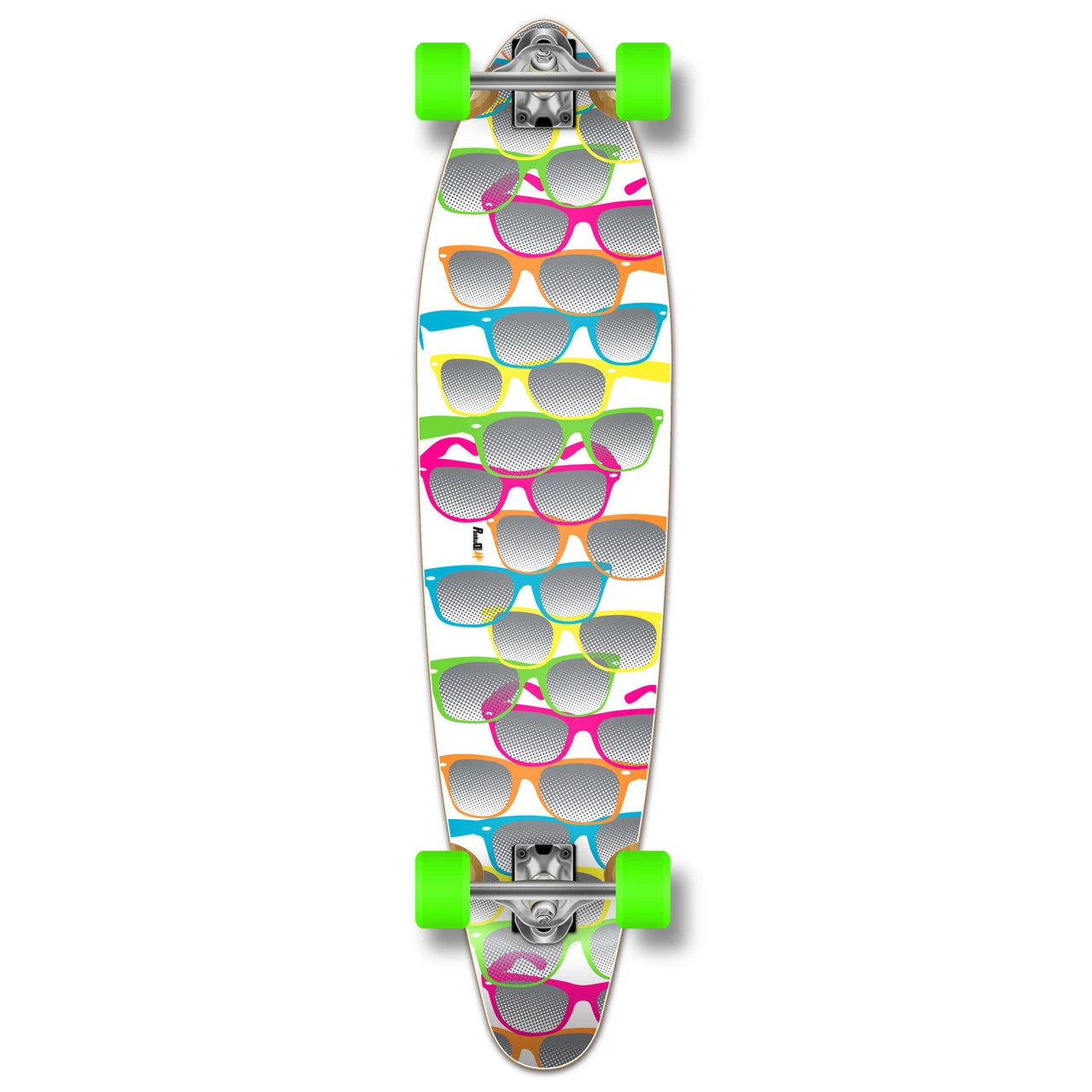Kicktail Longboard Complete - Shades White 1 Kicktail Longboard Complete - Shades White