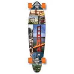 Kicktail San Francisco Longboard Complete