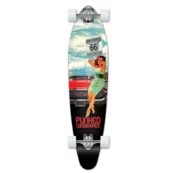 Kicktail Longboard Complete - Route 66 Series - RTE-66