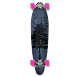 Kicktail Longboard Complete - In The Pines : Blue