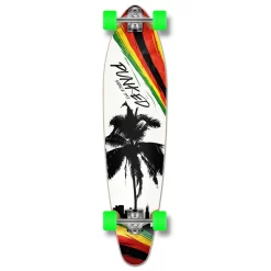 Kicktail Longboard Complete - Palm City Rasta
