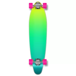 Kicktail Longboard Complete - Gradient Green