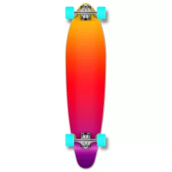 Kicktail Longboard Complete - Gradient Pink