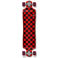 Lowrider Longboard Complete - Checker Red