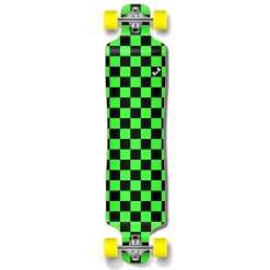 Lowrider Longboard Complete - Checker Green