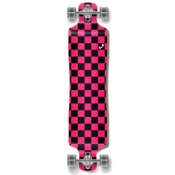 Lowrider Longboard Complete - Checker Pink