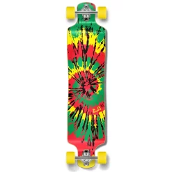 Lowrider Tiedye Rasta Longboard Complete