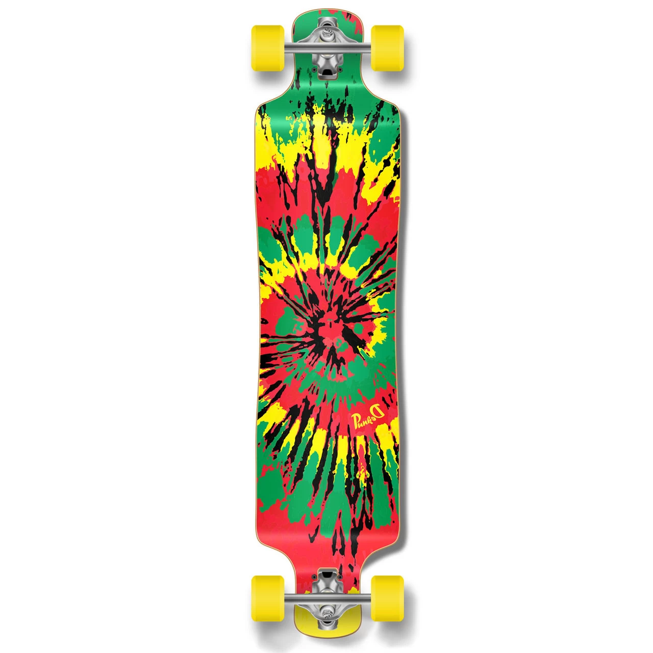 Lowrider Tiedye Rasta Longboard Complete 1 Lowrider Tiedye Rasta Longboard Complete