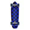 Yocaher Complete Mini Cruiser Skateboard Longboard - Checker Blue
