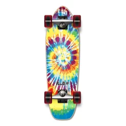 Yocaher Complete Mini Cruiser Skateboard Longboard - TieDye Original