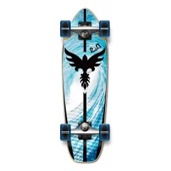 Yocaher Complete Mini Cruiser Skateboard Longboard - Tsunami
