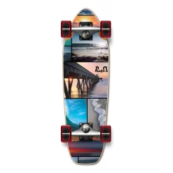 Yocaher Complete Mini Cruiser Skateboard Longboard - Seaside