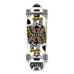 Yocaher Complete Mini Cruiser Skateboard Longboard - King Of Spades