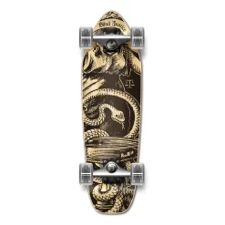 Yocaher Complete Mini Cruiser Skateboard Longboard - Natural Blind Justice