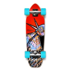 Yocaher Complete Mini Cruiser Skateboard Longboard - The Bird Red