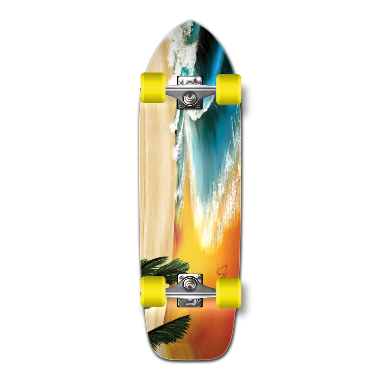 Old School Longboard Complete - Beach 1 Old School Longboard Complete - Beach