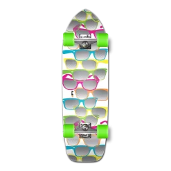 Old School Longboard Complete - Shades White