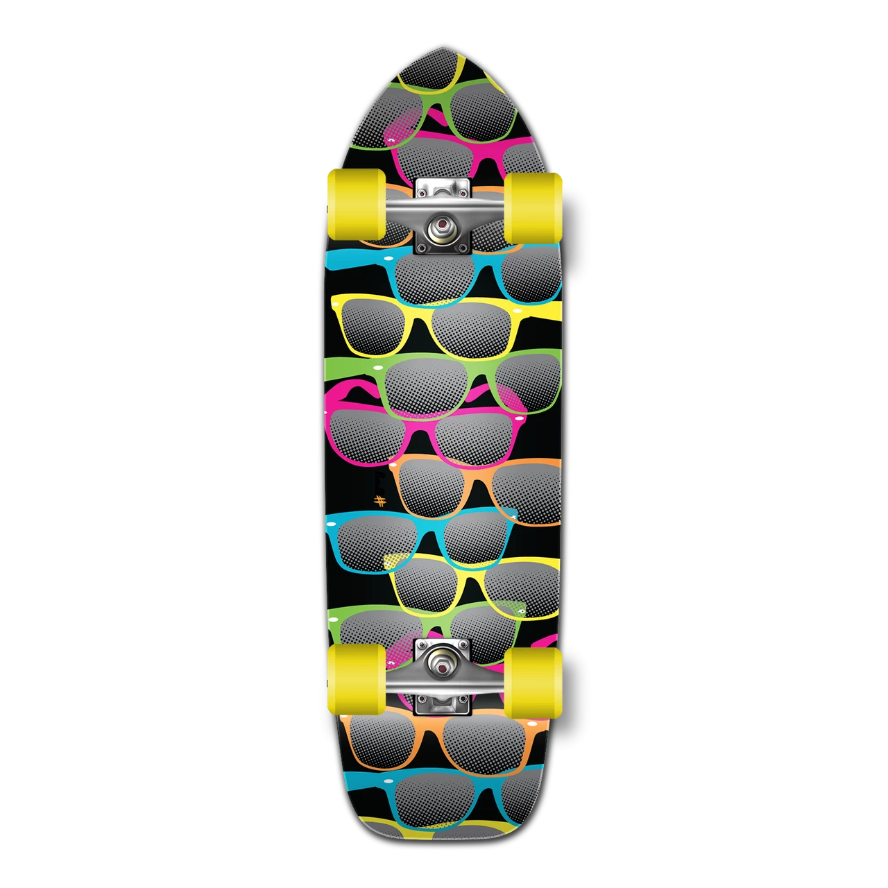 Old School Longboard Complete - Shades Black 1 Old School Longboard Complete - Shades Black