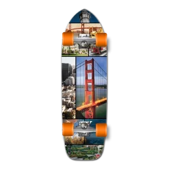 Old School Longboard Complete - San Francisco