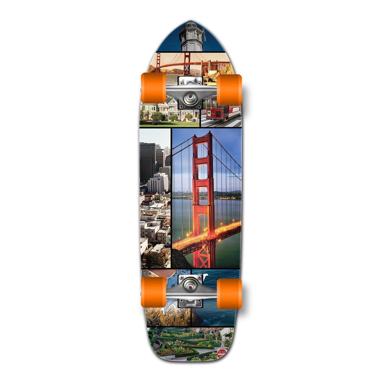 Old School Longboard Complete - San Francisco 1 Old School Longboard Complete - San Francisco