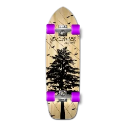 Old School Longboard Complete - In The Pines Natural