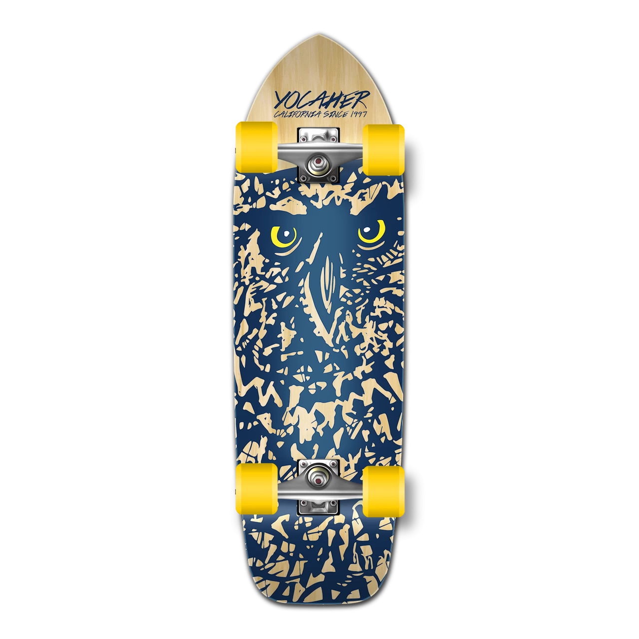 Old School Longboard Complete - Spirit Animal Series - Owl 1 Old School Longboard Complete - Spirit Animal Series - Owl