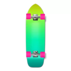 Old School Longboard Complete - Gradient Green