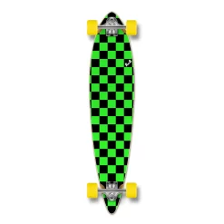 Pintail Longboard Complete Checker Green