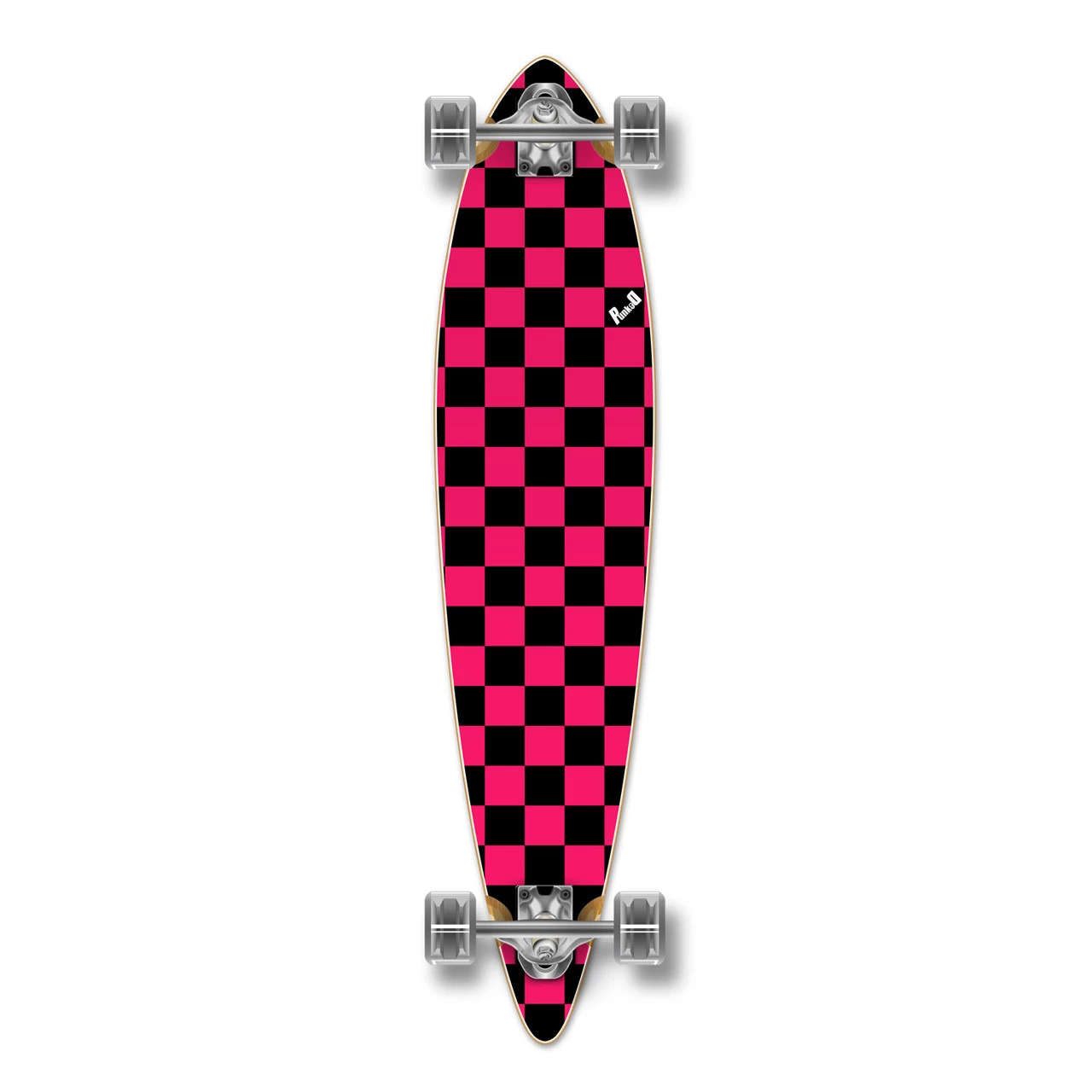 Pintail Longboard Complete Checker Pink 1 Pintail Longboard Complete Checker Pink