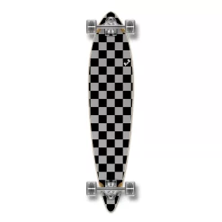Pintail Longboard Complete Checker Silver
