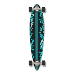 Pintail Black Digital Wave Longboard Complete
