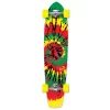 Slimkick Longboard Complete - Tiedye Rasta