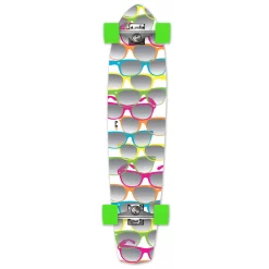 Slimkick Longboard Complete - Shades White