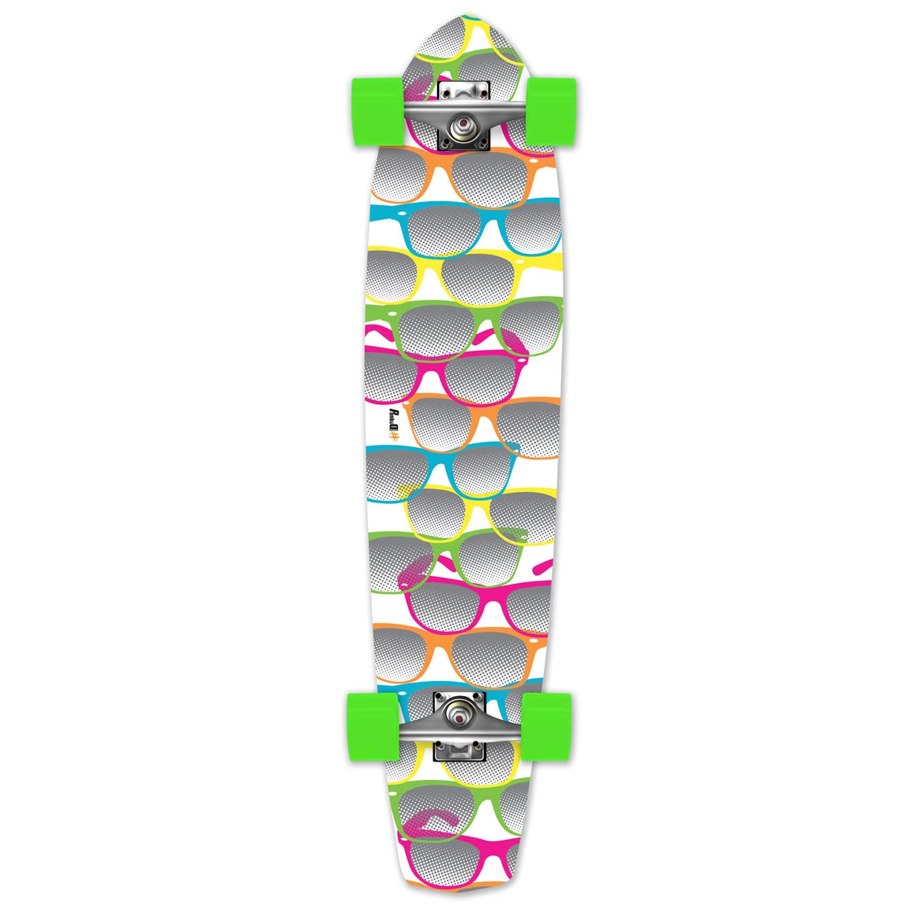 Slimkick Longboard Complete - Shades White 1 Slimkick Longboard Complete - Shades White
