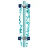 Slimkick Longboard Complete - White Digital Wave