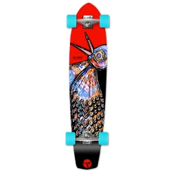 Slimkick Longboard Complete - The Bird Red